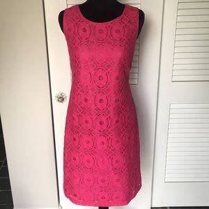 Nine & Co lace pink dress